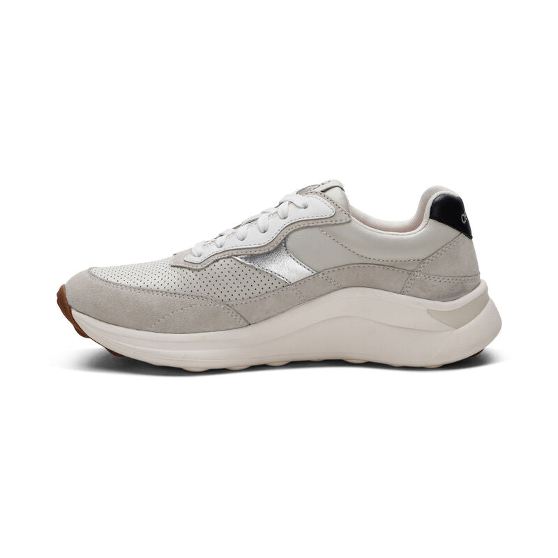 Emily Lace Up Sneakers Chalk - Aetrex Middle East